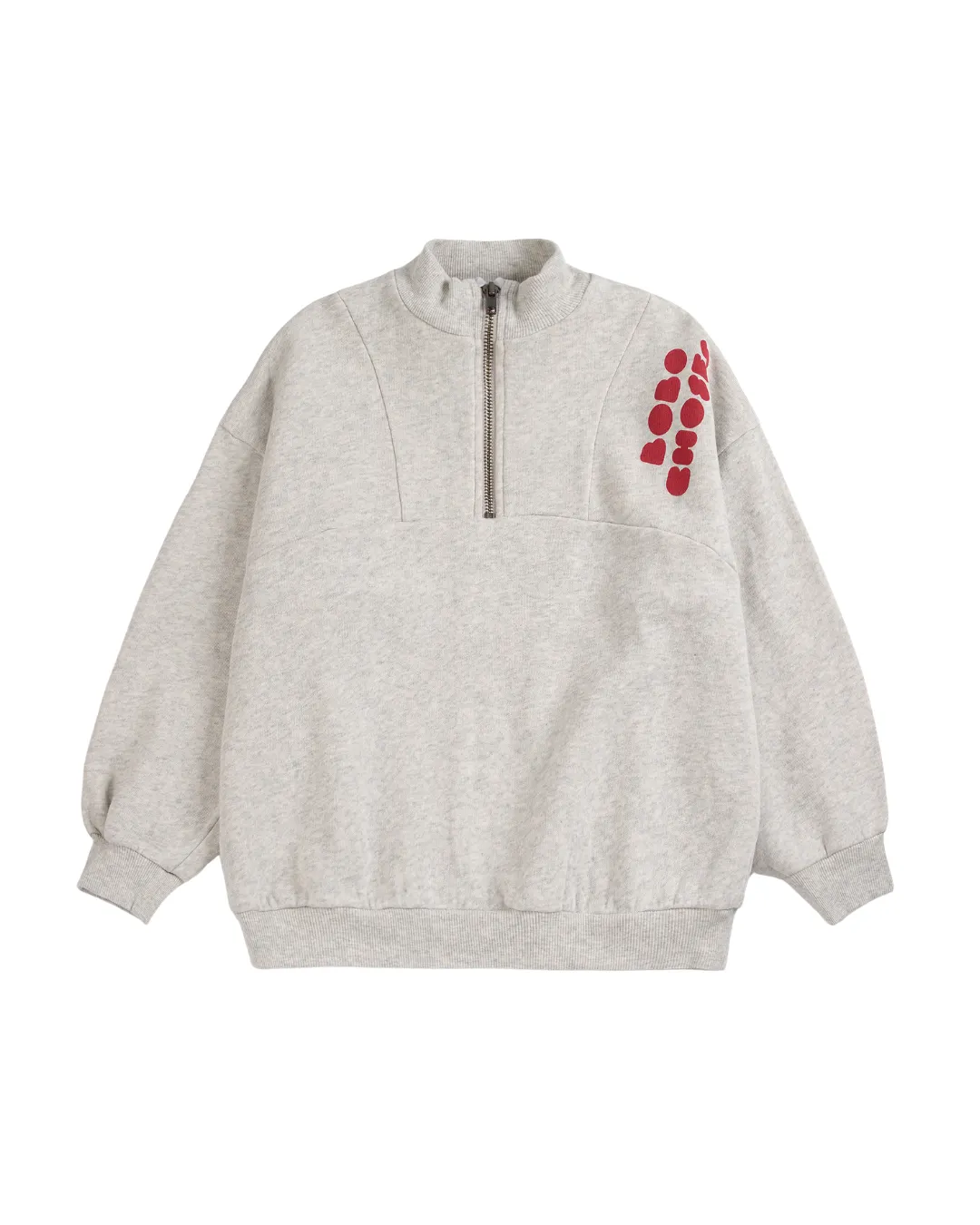BOBO CHOSES - bluza dziecięca Bolder Half Zipped Sweatshirt BOBO CHOSES - bluza dziecięca Bolder Half Zipped Sweatshirt