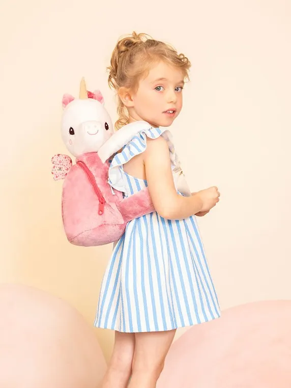 Lilliputiens - miękki plecak przytulanka Jednorożec Lena