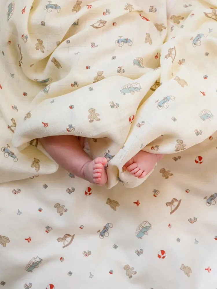 Cam Cam Copenhagen - organiczna pościel niemowlęca Vintage Toys