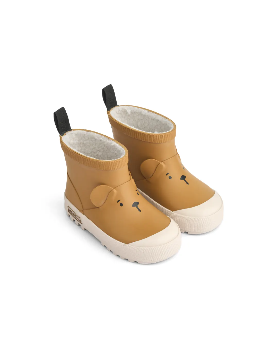 Liewood - ocieplane kalosze Jesse Bear Golden Caramel