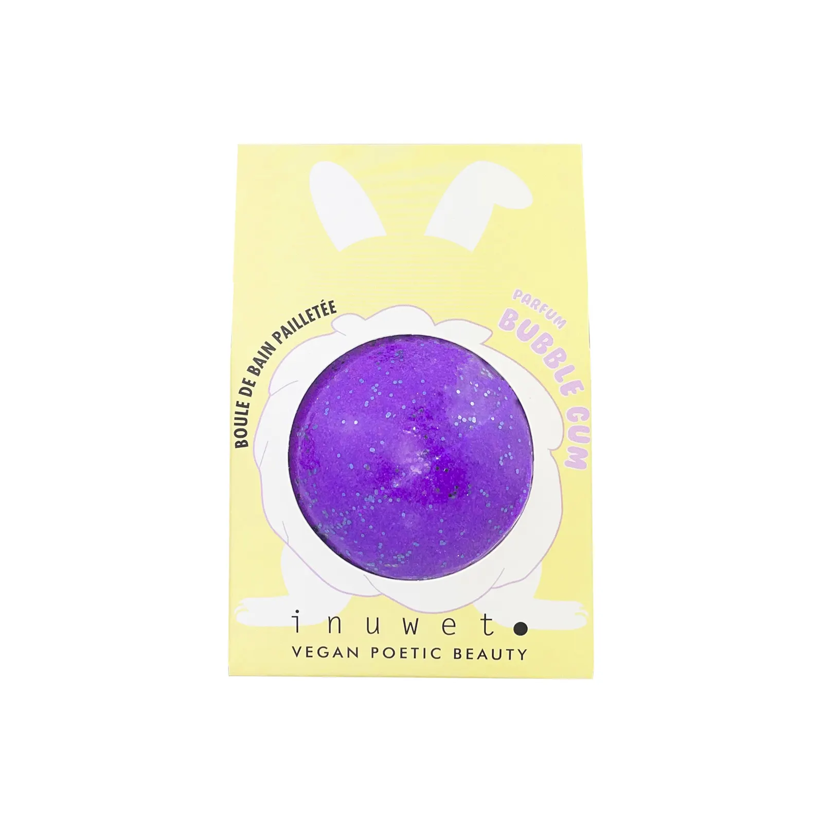 Inuwet - kula do kąpieli z brokatem i pianą Guma balonowa