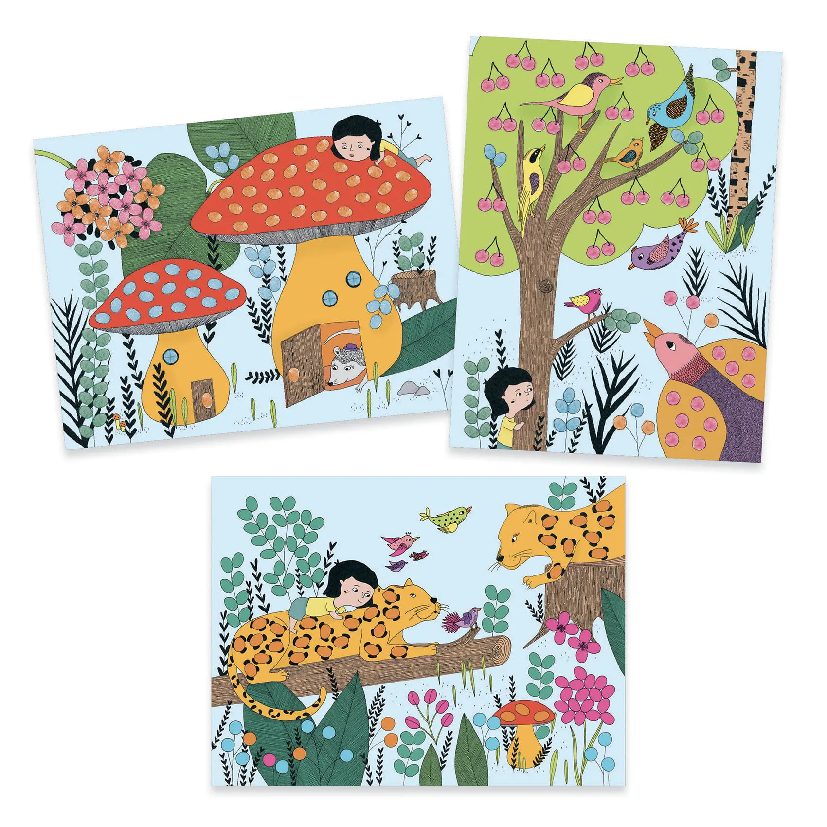 Djeco - zestaw artystyczny Malowanie Palcami Djeco - zestaw artystyczny Malowanie Palcami