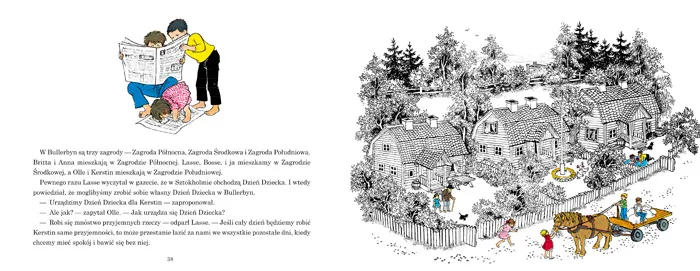 Wydawnictwo Zakamarki - Bullerbyn. Trzy opowiadania Wydawnictwo Zakamarki - Bullerbyn. Trzy opowiadania