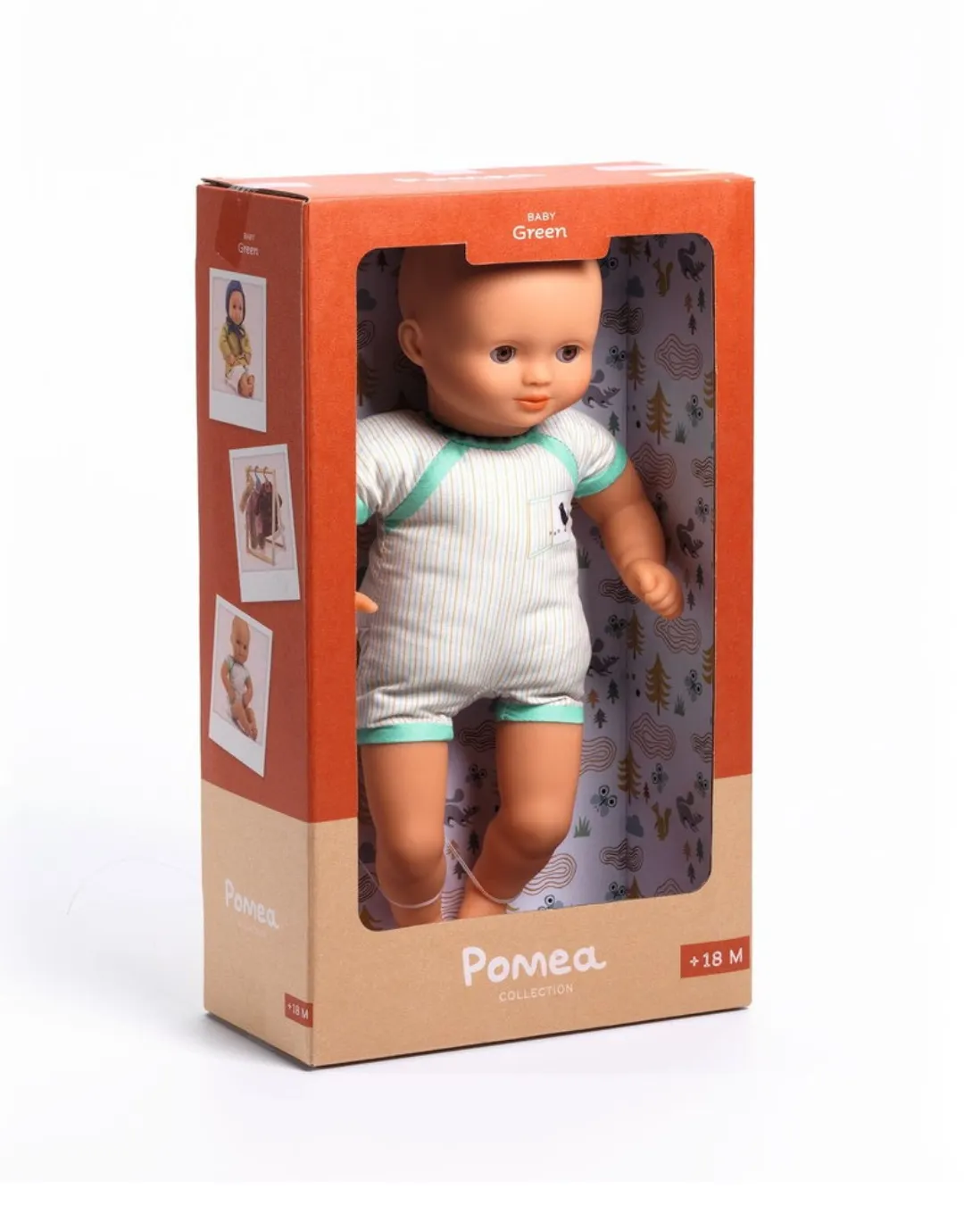 Djeco - lalka bobas Green 32 cm kolekcja Pomea