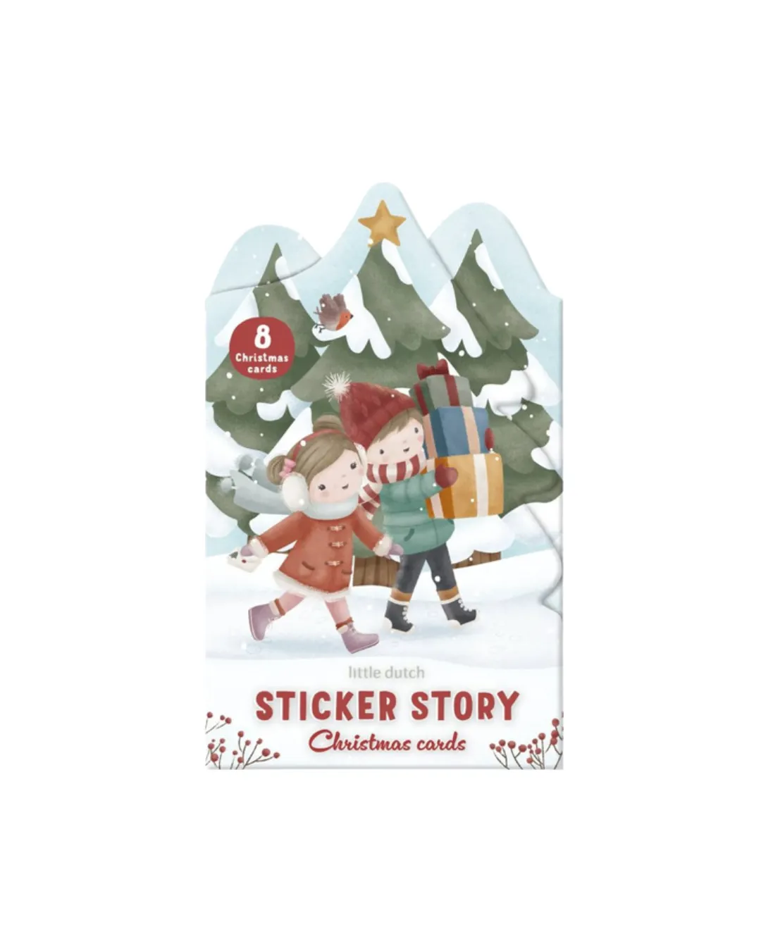 Naklejki z planszami Little Dutch Świąteczna opowieść