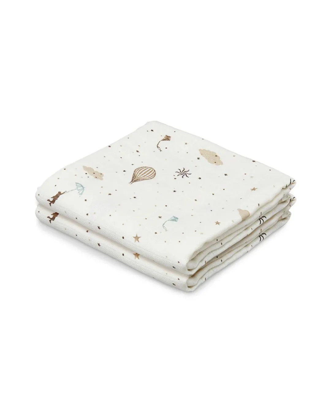 Cam Cam Copenhagen - komplet otulaczy pieluszek muślinowych z bawełny organicznej 2-szt. Dreamland