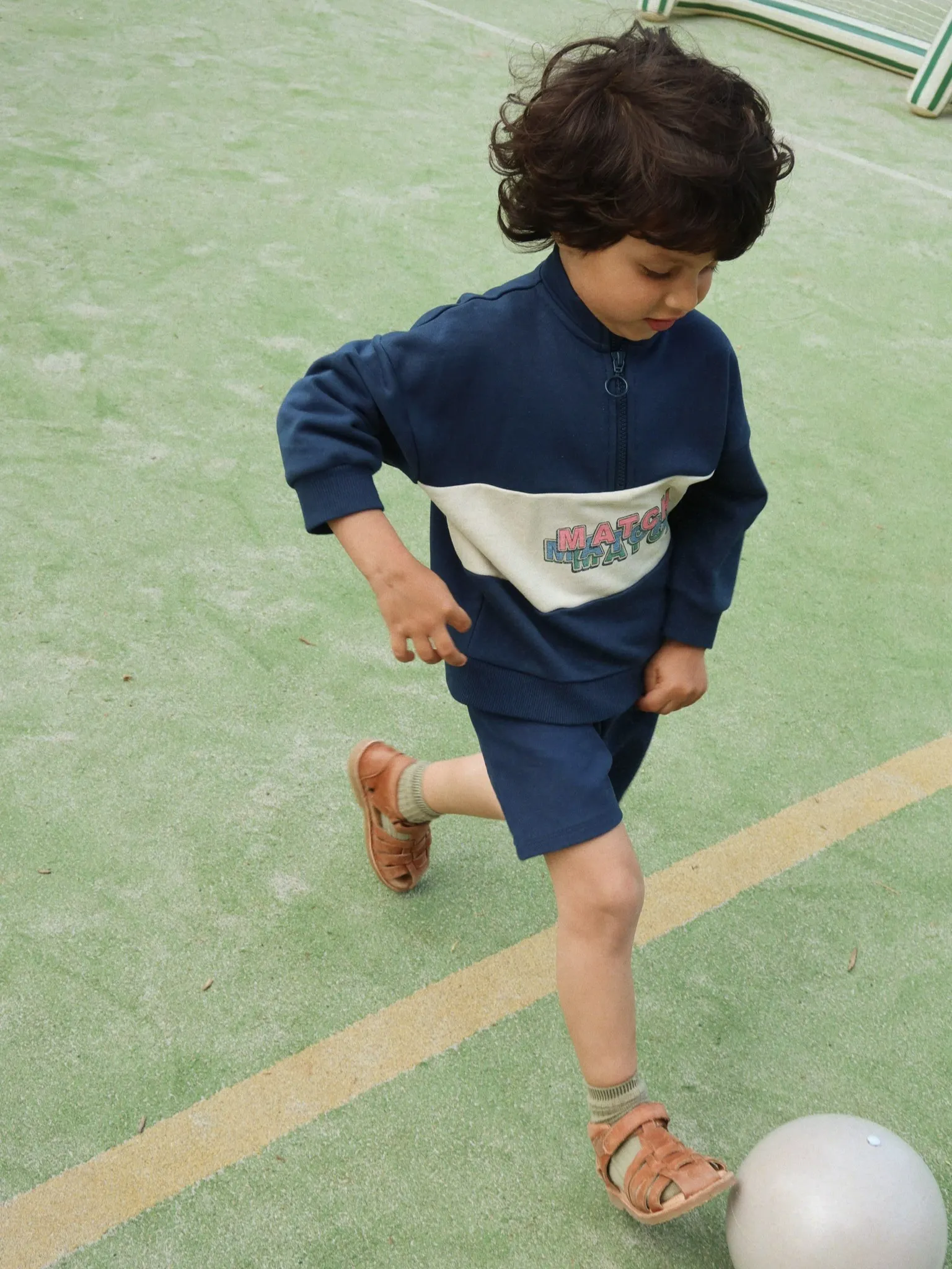 Konges Sløjd - bluza dziecięca LOU Half Zip Sweat OCS Spellbound