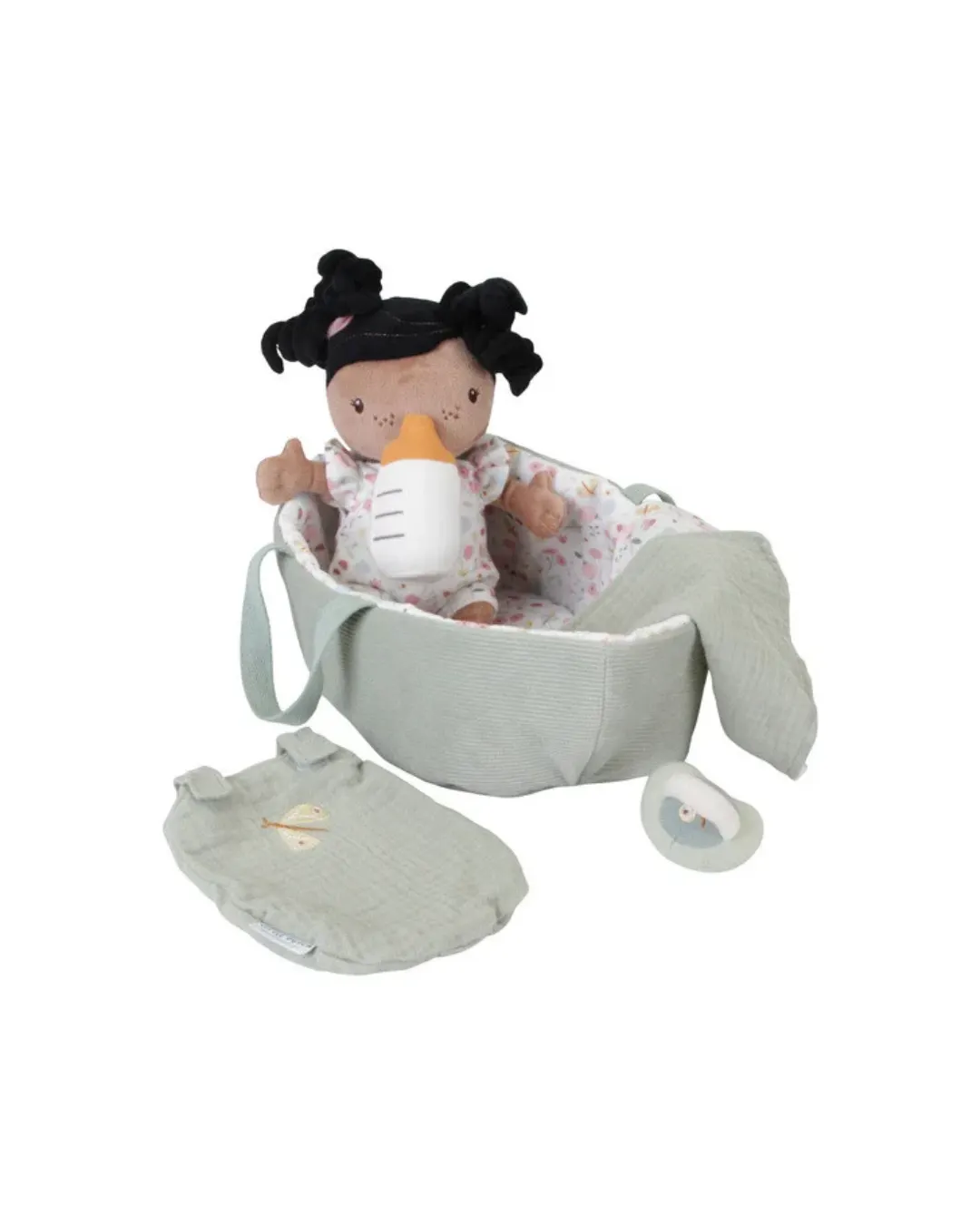 Little Dutch - lalka z nosidełkiem i akcesoriami Baby Evi