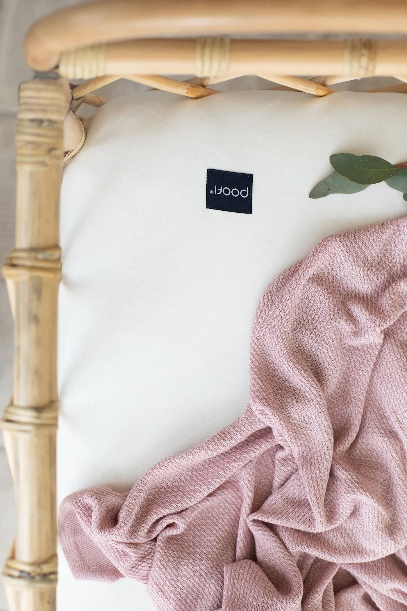 Poofi - prześcieradło Organic&Color 70x140 Śmietanka