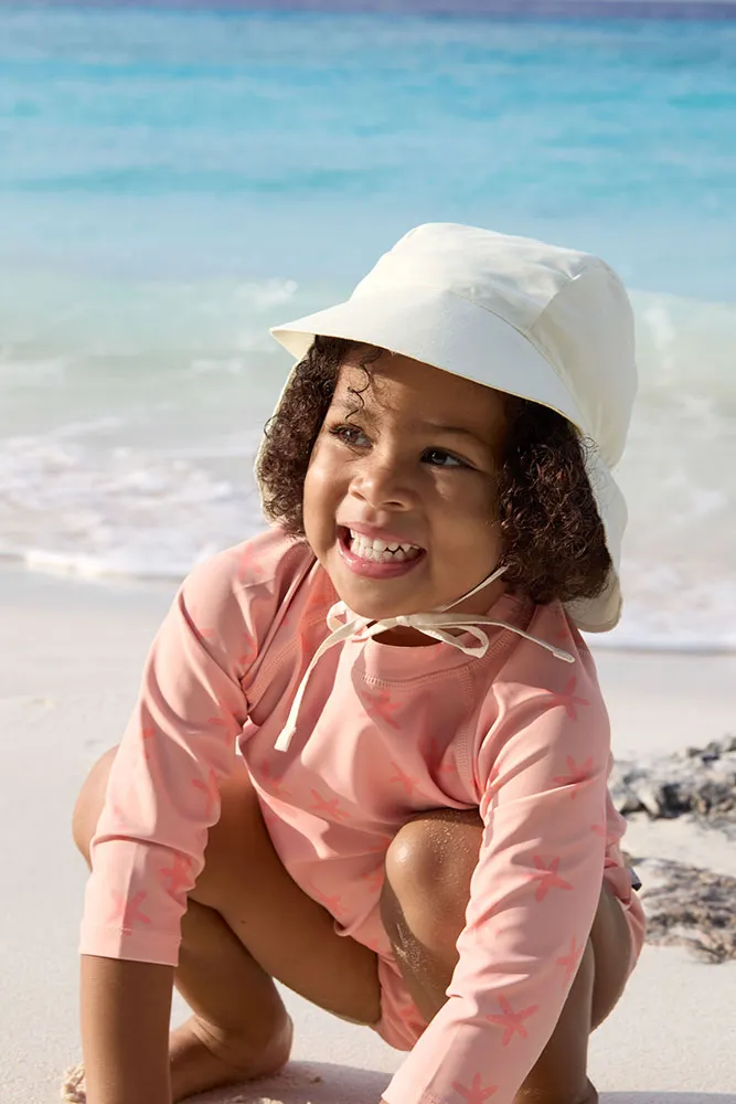 Lassig - kapelusz przeciwsłoneczny z daszkiem dla dzieci LSF UV 80 sea salt