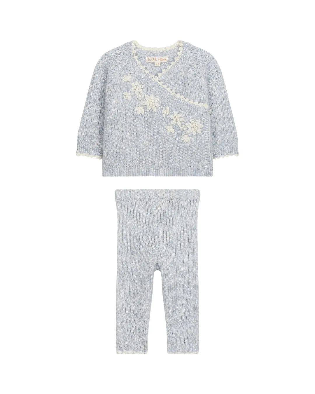 Louise Misha - zestaw kardigan i legginsy Lilana Cloud Louise Misha - zestaw kardigan i legginsy Lilana Cloud