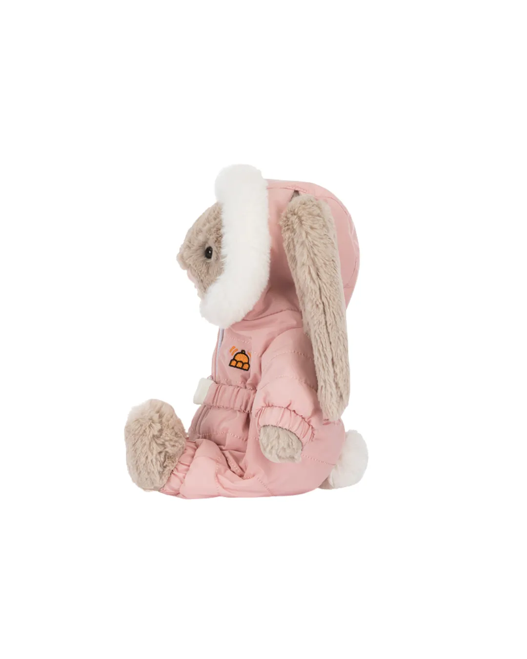 Jellycat - króliczek beżowy w kombinezonie zimowym 31 cm