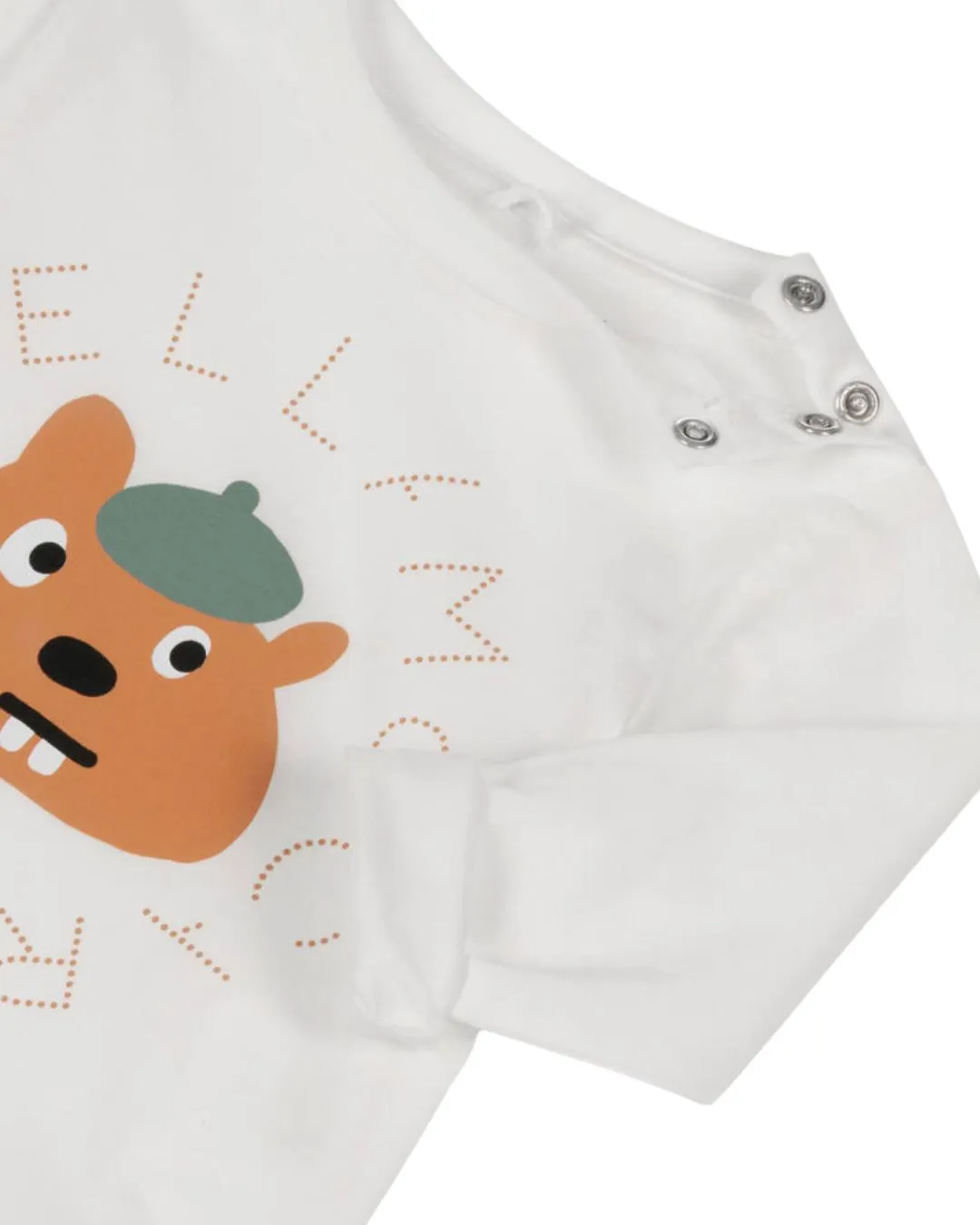 Stella McCartney - koszulka chłopięca z długim rękawem Squirrel
