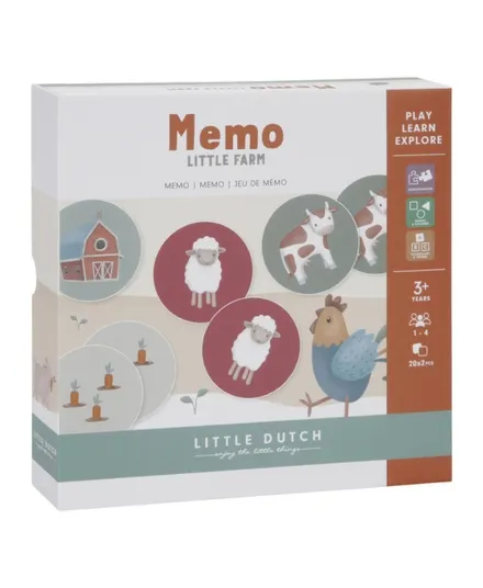 Little Dutch - gra dla dzieci Memory Little Farm Little Dutch - gra dla dzieci Memory Little Farm