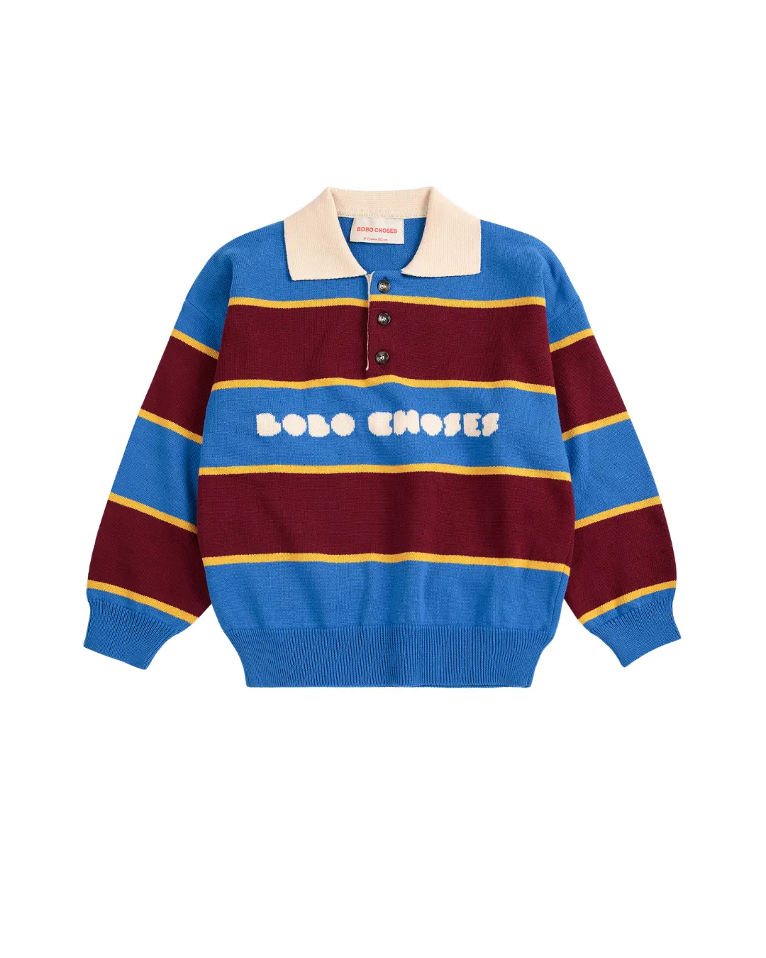 BOBO CHOSES - sweter dziecięcy Bolder Polo Jumper BOBO CHOSES - sweter dziecięcy Bolder Polo Jumper