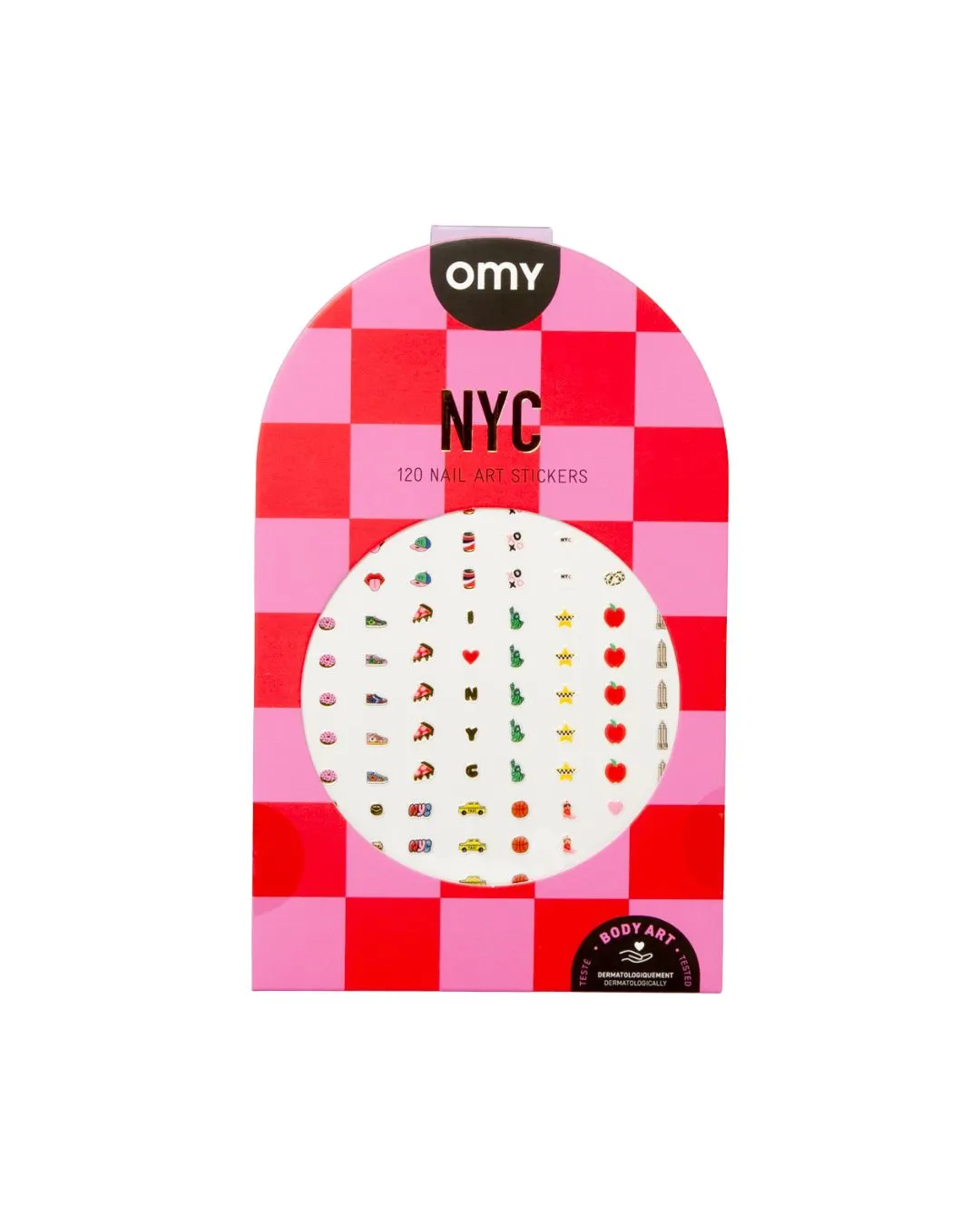 OMY - Naklejki na paznokcie 120 sztuk NYC