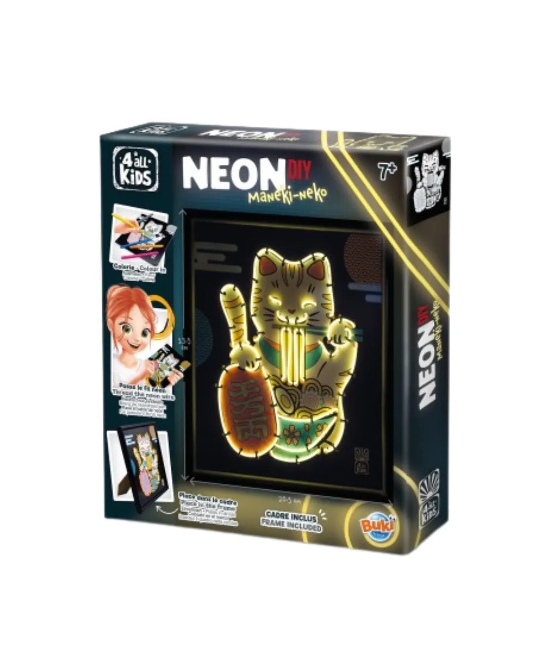 Buki - zrób to sam - NEON Maneki-neko