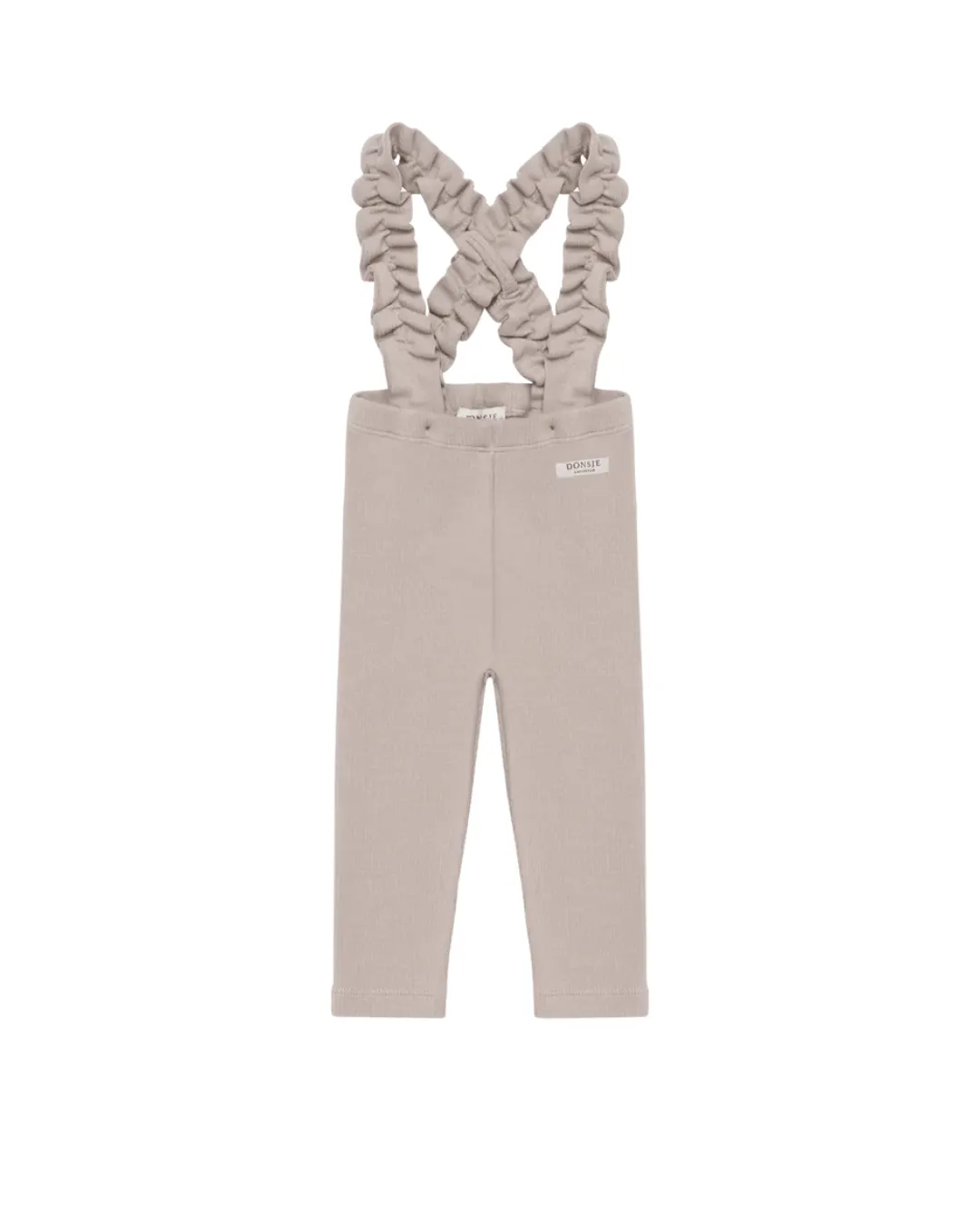 Donsje - legginsy z szelkami Enzi Leggings Grey Violet