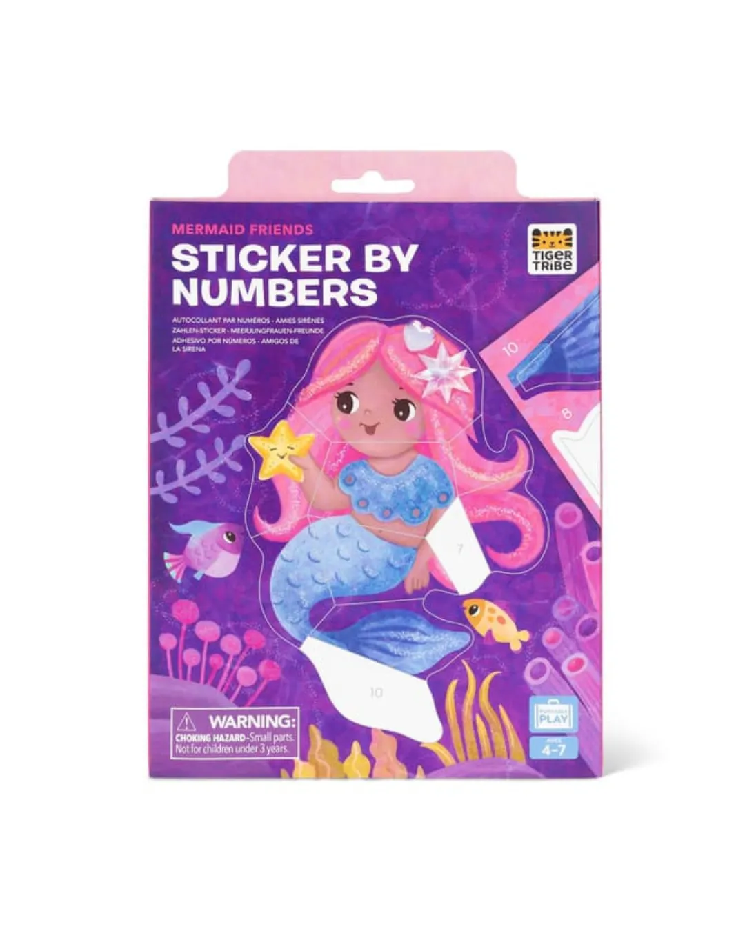 Tiger Tribe - wyklejanie po numerach Syrenki Tiger Tribe - wyklejanie po numerach Syrenki