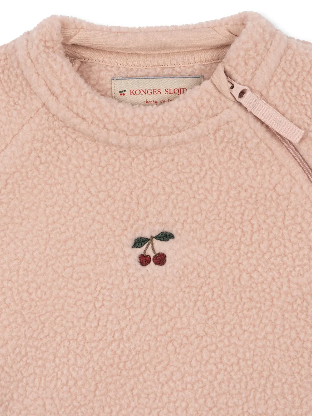 Konges Sløjd - ciepły pajacyk niemowlęcy Safa Onesie GRS Rose Smoke