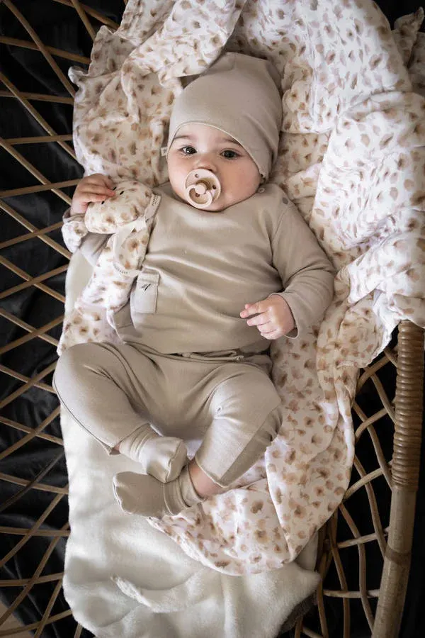 Bamboom - bambusowe buciki niemowlęce Pure beżowe Bamboom - bambusowe buciki niemowlęce Pure beżowe