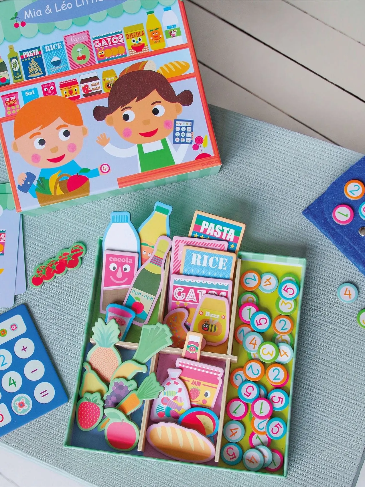 Djeco - zabawka sklepik dla dzieci Mia & Léo