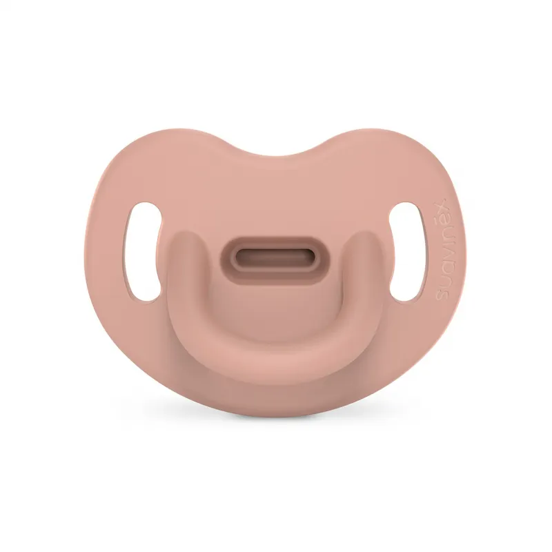 Suavinex - smoczek uspokajający anatomiczny silikonowy SX Pro New All Silicone Cielisty 0-6m