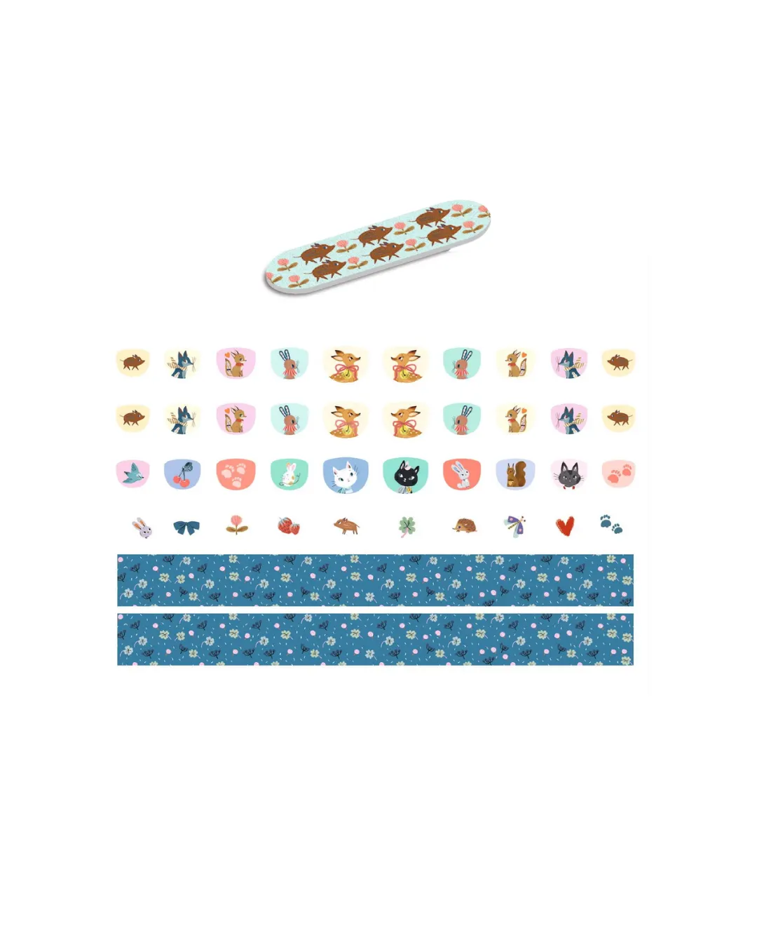 Djeco - naklejki na paznokcie dla dzieci zwierzątka