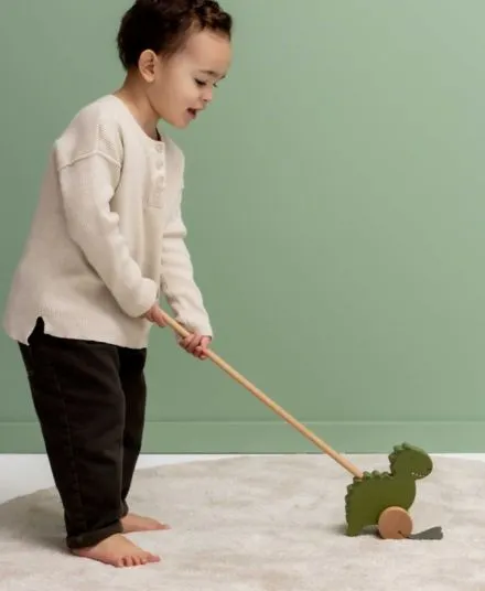 Trixie - drewniany pchacz Dinozaur Trixie - drewniany pchacz Dinozaur