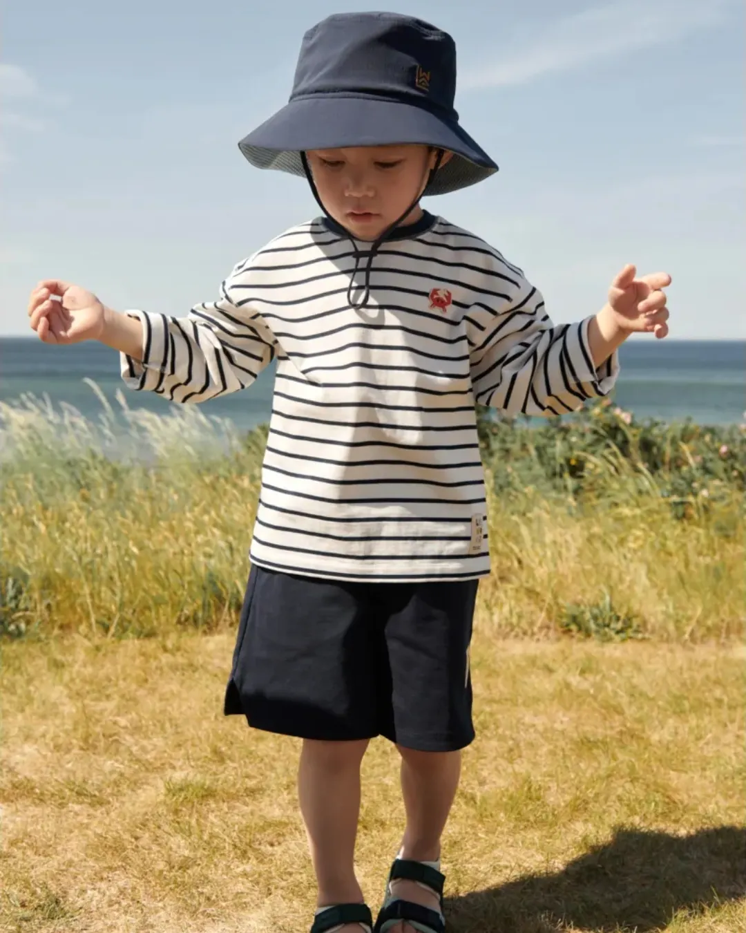 Liewood - krótkie spodenki szorty dziecięce Rhett Classic navy Liewood - krótkie spodenki szorty dziecięce Rhett Classic navy