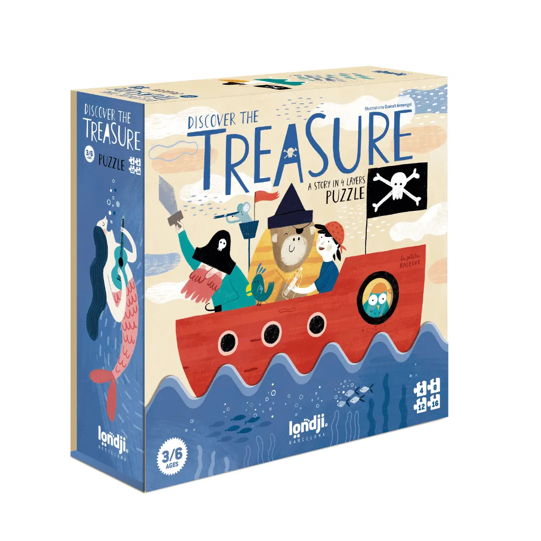 Londji - puzzle progresywne Odkrywaj skarby