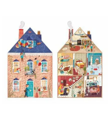 Londji - dwustronne puzzle dla dzieci 36 elementów Witaj w moim domu Londji - dwustronne puzzle dla dzieci 36 elementów Witaj w moim domu