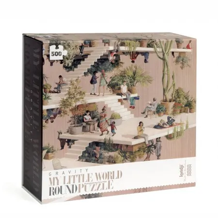 Londji - okrągłe puzzle dla dzieci Grawitacja