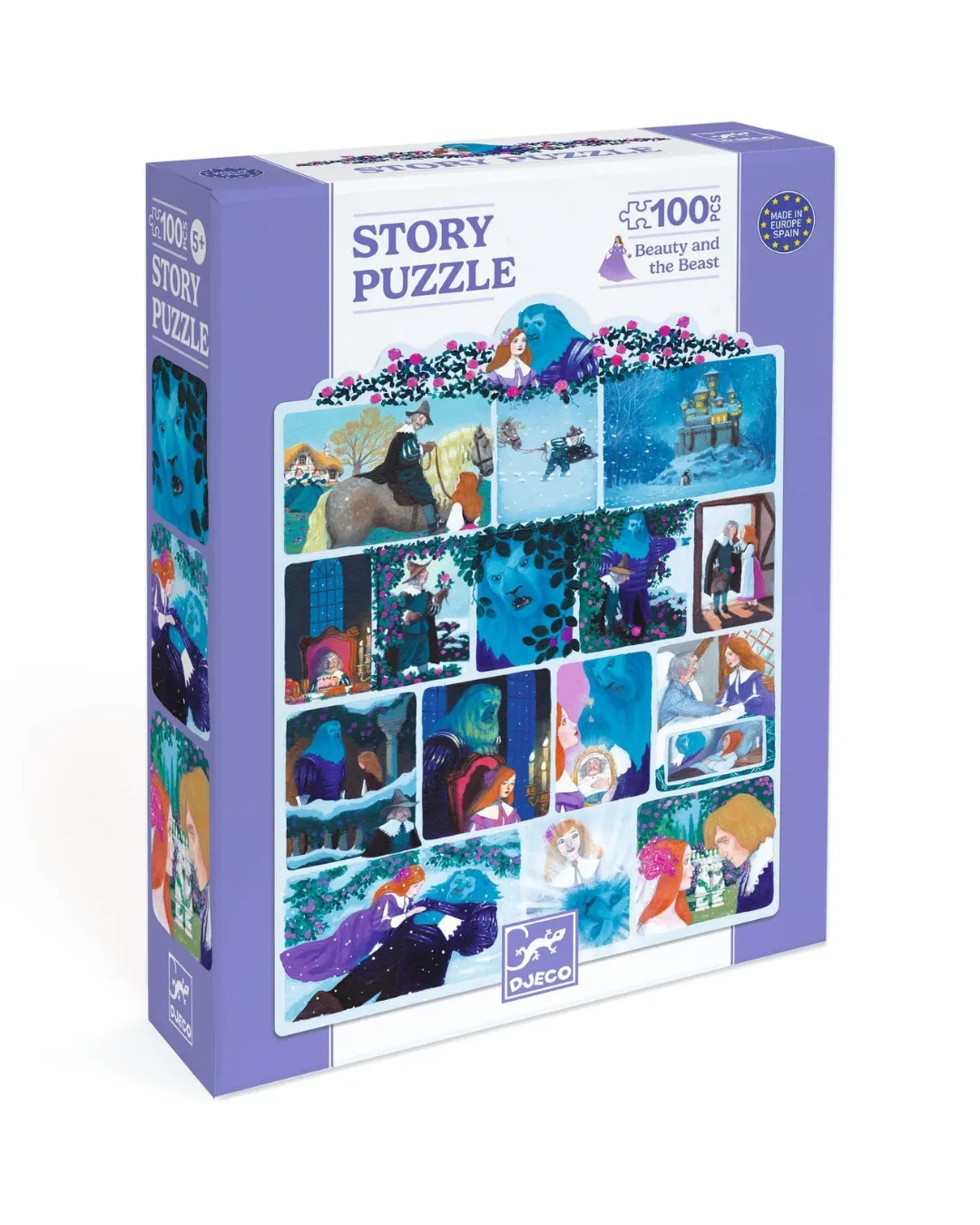 Djeco - puzzle Piękna i bestia 100 elementów