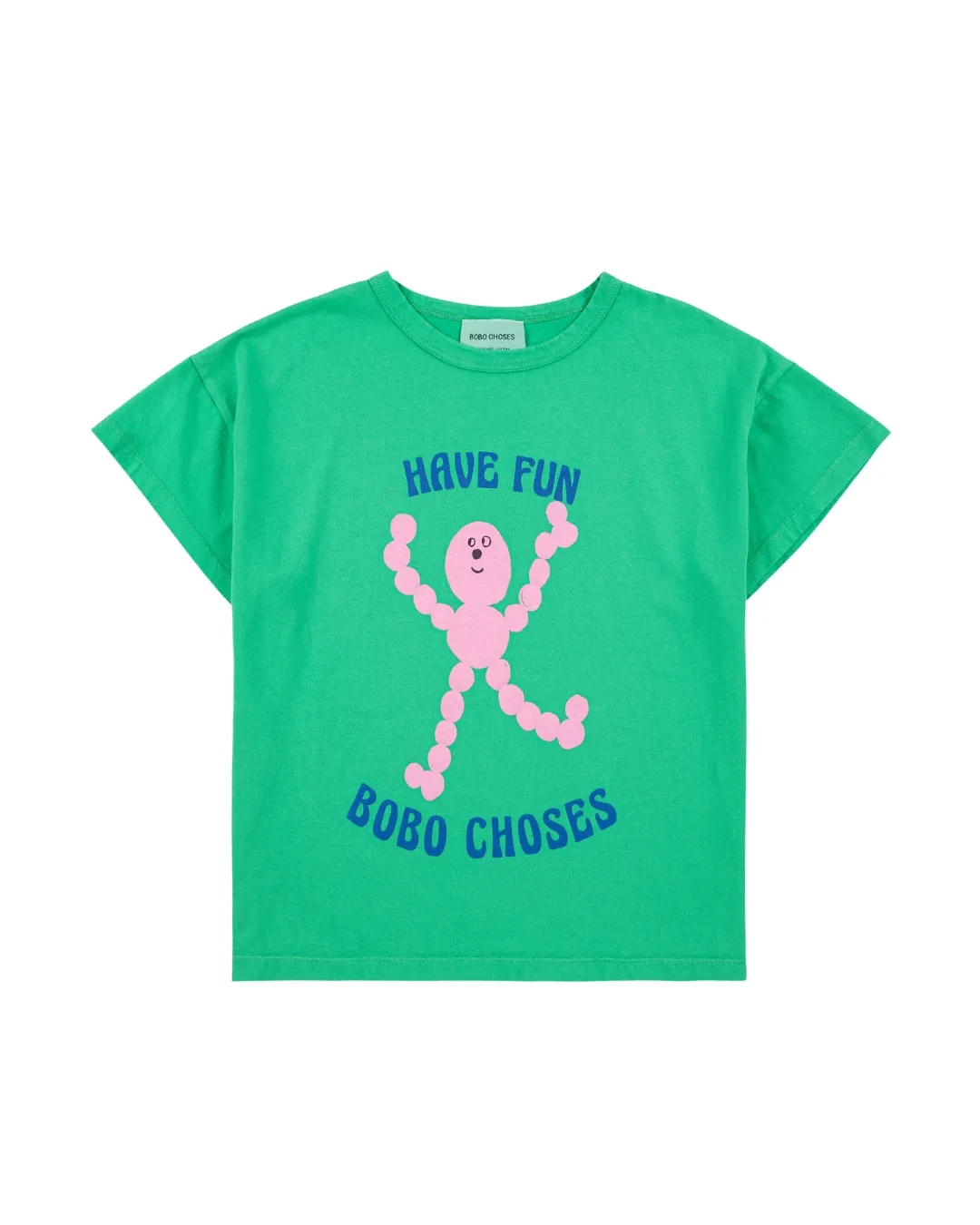 BOBO CHOSES - T-shirt Mr. Have Fun Green zielony BOBO CHOSES - T-shirt Mr. Have Fun Green zielony