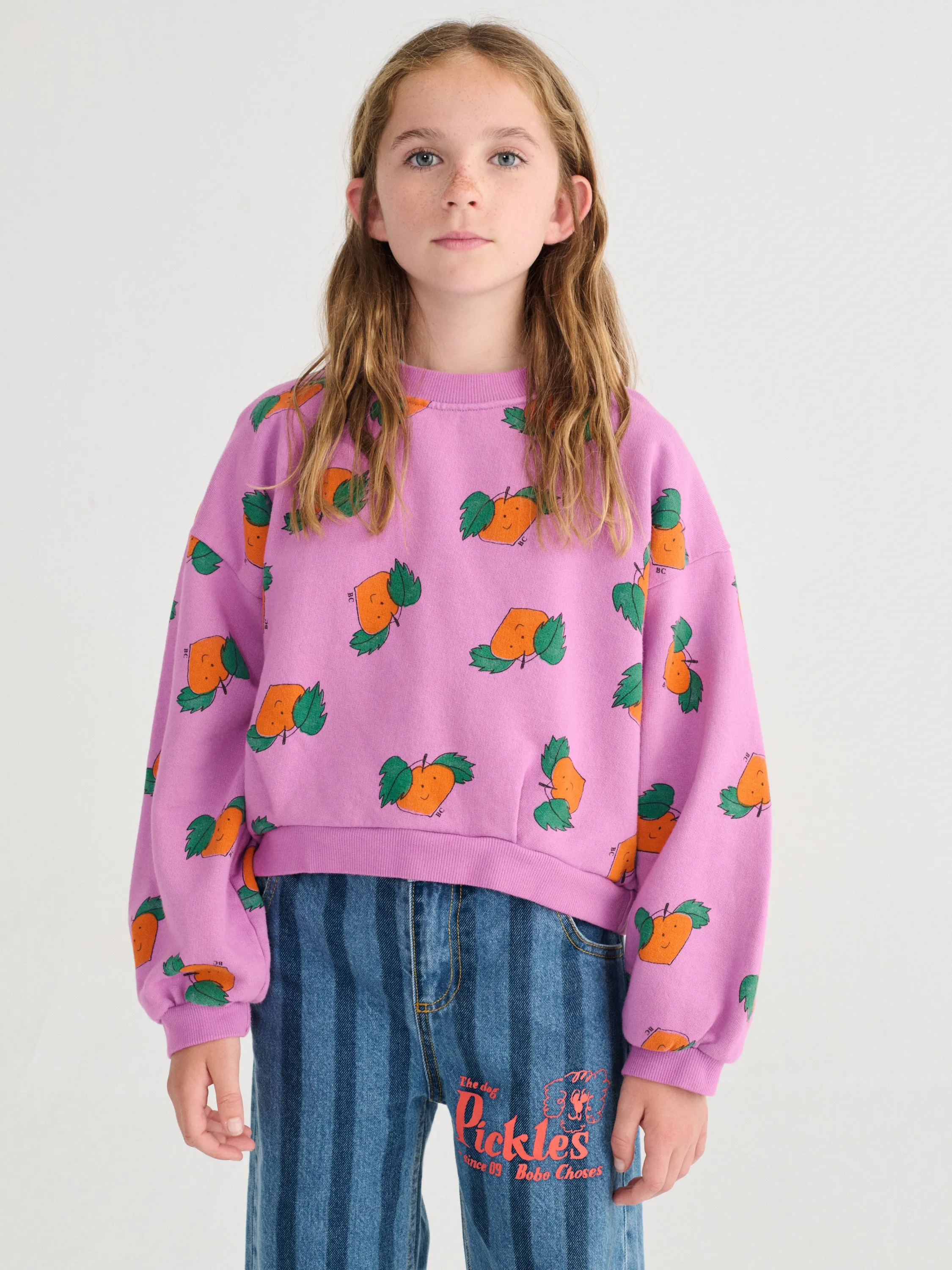 BOBO CHOSES - bluza Tangerine All Over 
