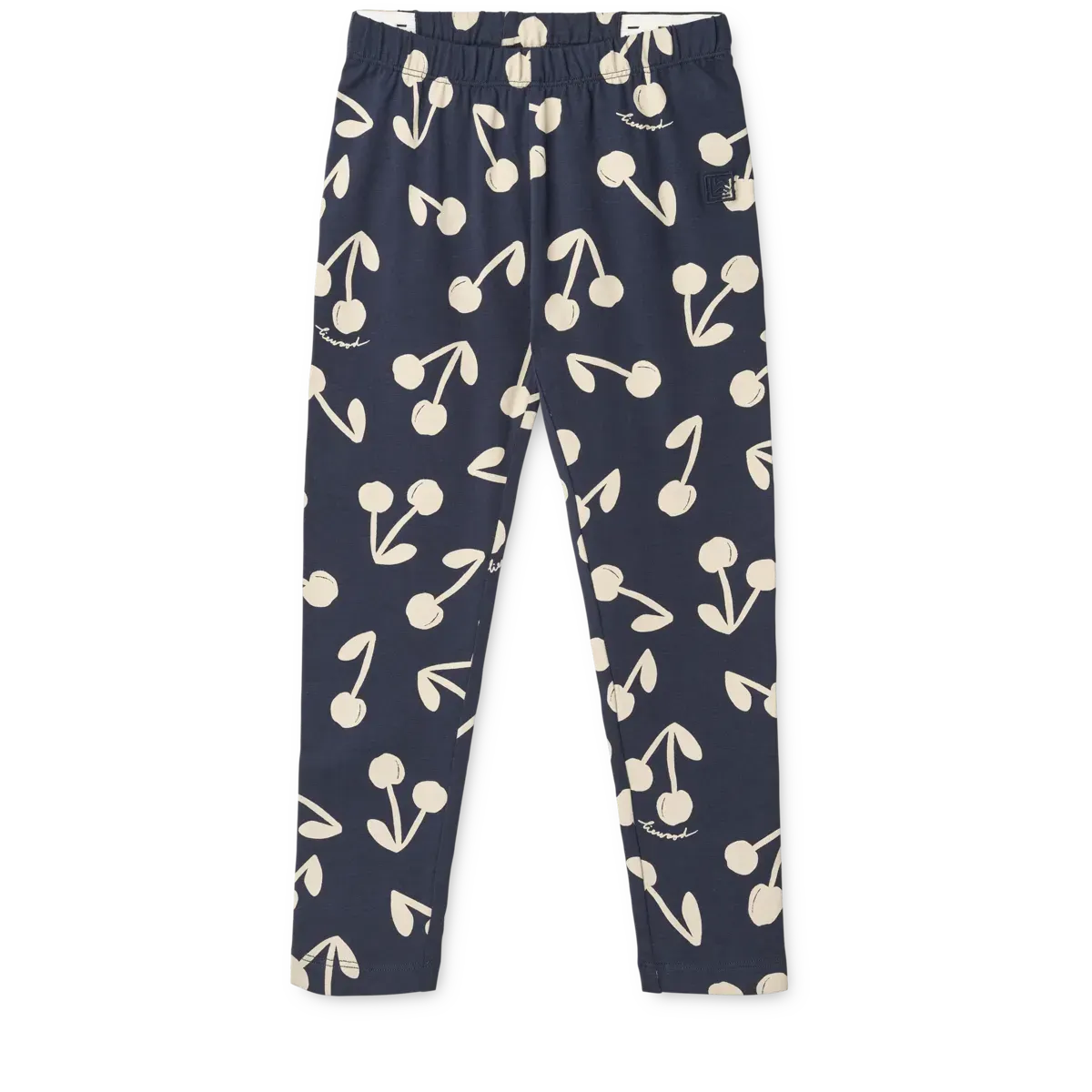 Liewood - legginsy z nadrukiem Marie Cherry blossom / Classic navy