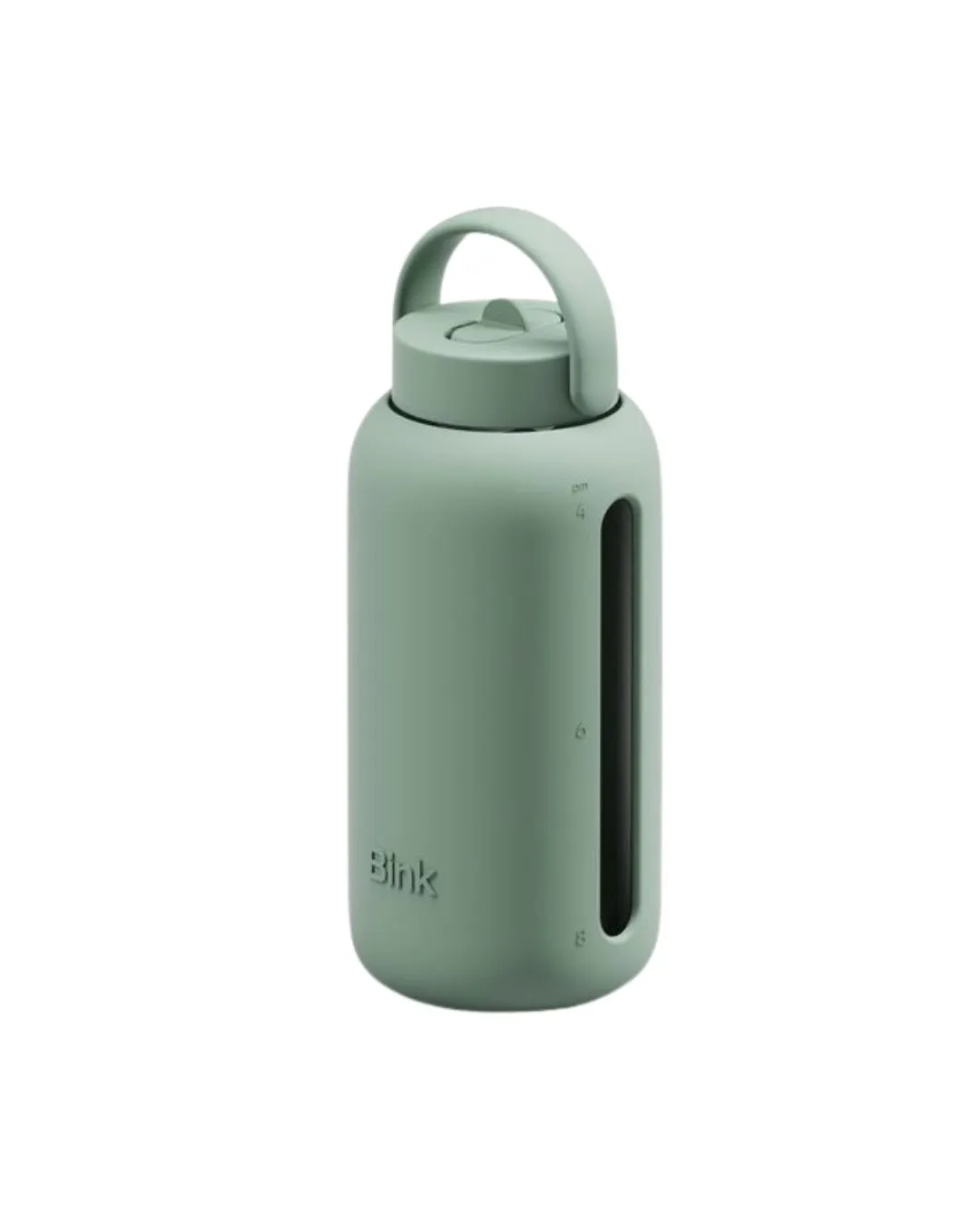 Bink - szczelna szklana butelka Bink Day 800 ml + Flip Cap Aloe Bink - szczelna szklana butelka Bink Day 800 ml + Flip Cap Aloe