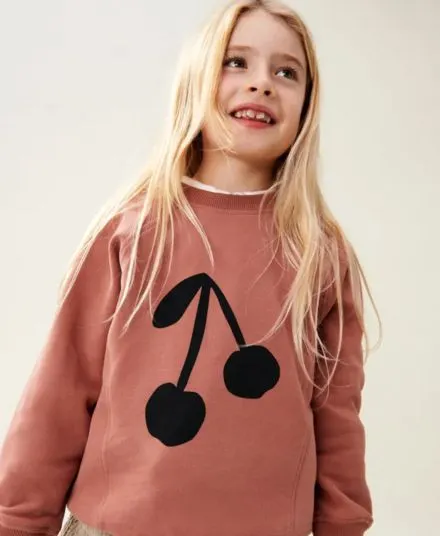 Liewood - bluza bawełniana dziecięca Aude Placement Sweatshirt Dark Rosetta Liewood - bluza bawełniana dziecięca Aude Placement Sweatshirt Dark Rosetta