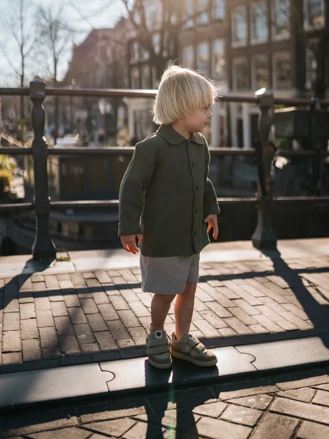 Donsje - spodenki dziecięce Keyon Dusty Green