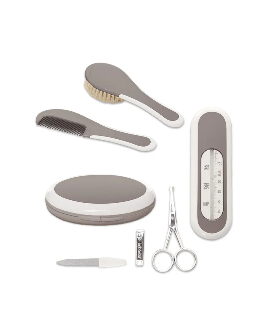 Bébé-jou - zestaw prezentowy do pielęgnacji niemowląt Chalk Brown Bébé-jou - zestaw prezentowy do pielęgnacji niemowląt Chalk Brown