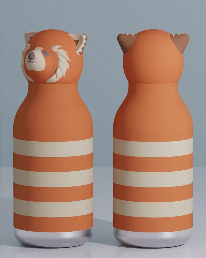 Asobu - butelka termiczna Asobu Bestie Bottle Red Panda Asobu - butelka termiczna Asobu Bestie Bottle Red Panda