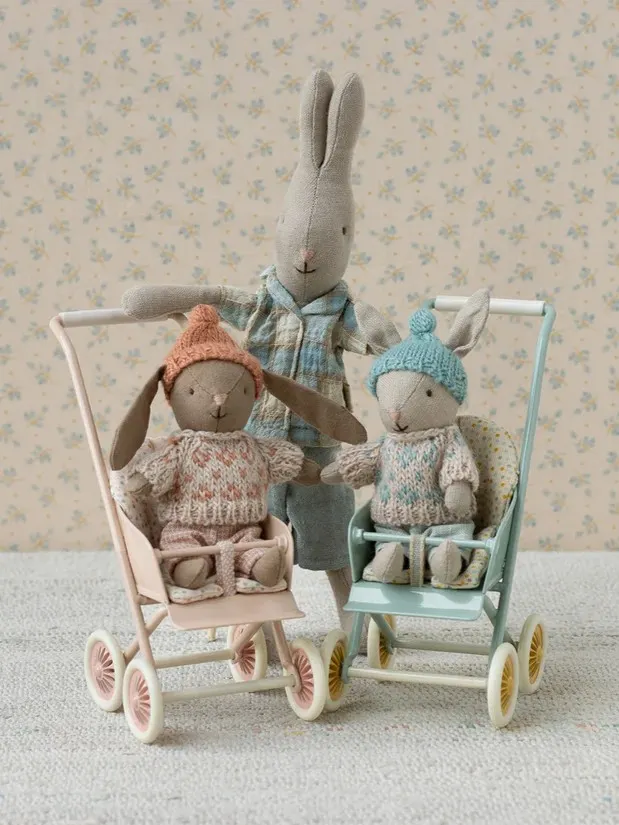 Maileg - króliczek zimowy Mikro Piasek-Mięta