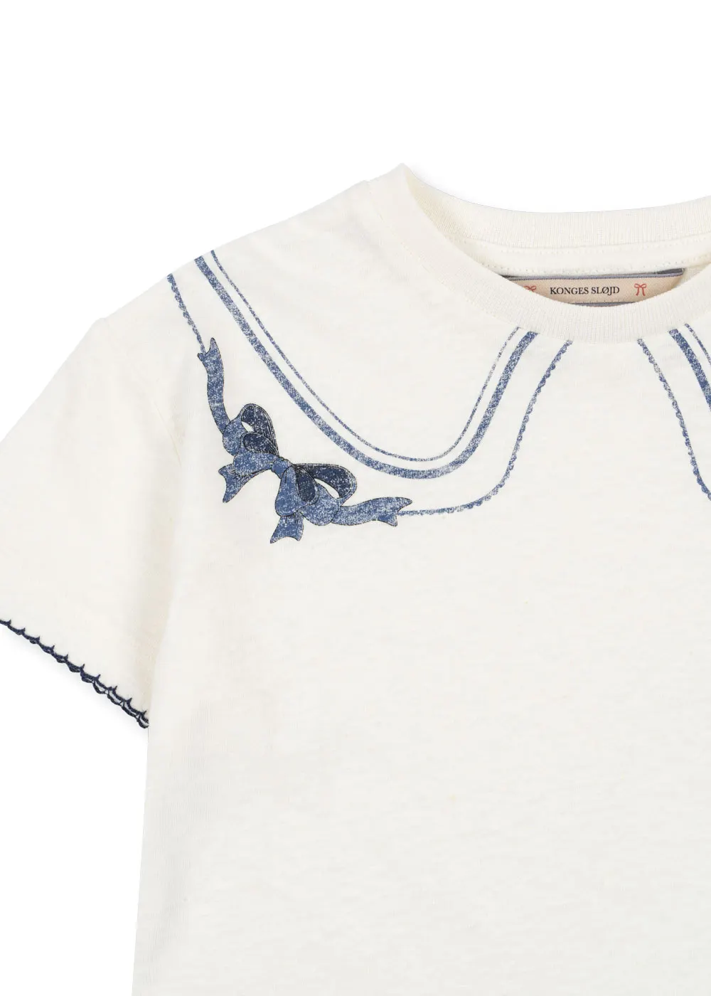Konges Sløjd - koszulka dziecięca Era Tee OCS Off White/Bow Collar Konges Sløjd - koszulka dziecięca Era Tee OCS Off White/Bow Collar