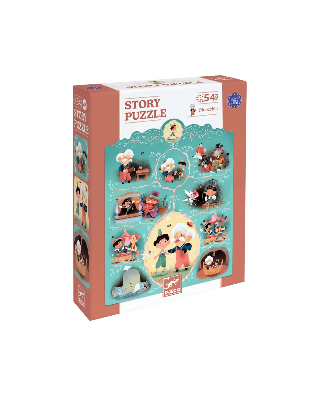 Djeco - puzzle Pinokio 54 elementy