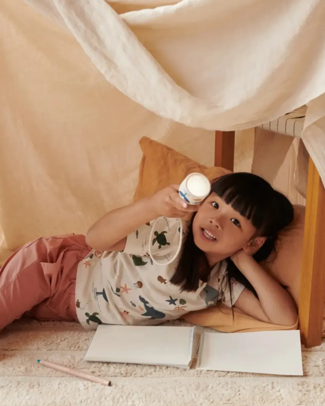 Liewood - koszulka T-shirt z krótkim rękawem i nadrukiem Apia Printed Sea creature Sandy Liewood - koszulka T-shirt z krótkim rękawem i nadrukiem Apia Printed Sea creature Sandy