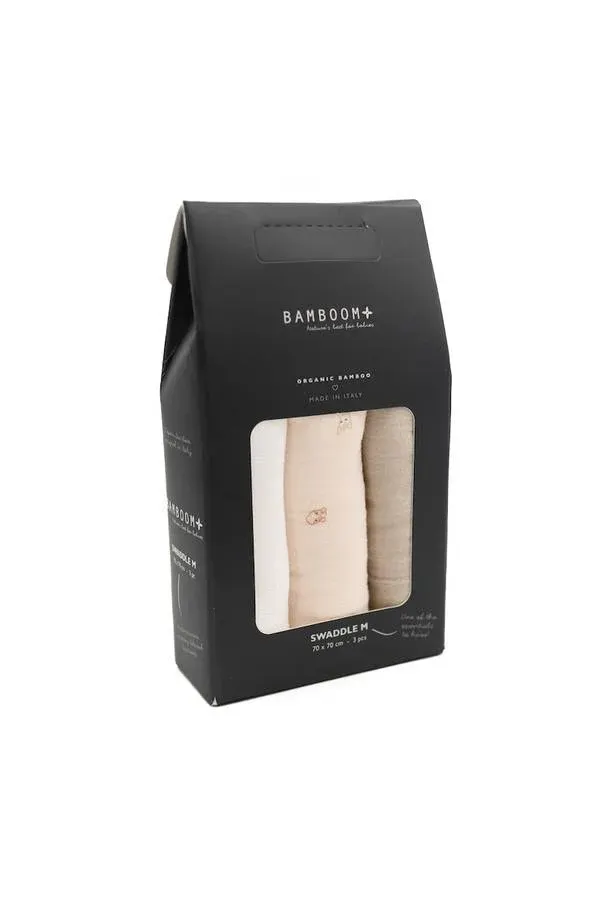 Bamboom - otulacze muślinowe bambusowe 70x70 3-pak Tulips Bamboom - otulacze muślinowe bambusowe 70x70 3-pak Tulips