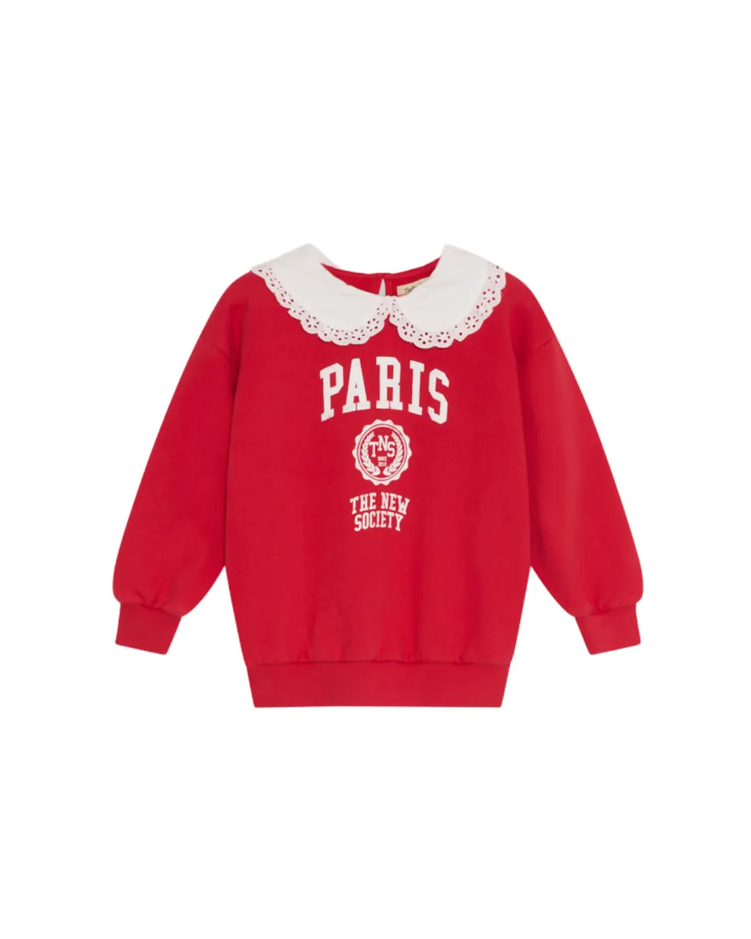 The New Society - bawełniana bluza Paris Chinese Red The New Society - bawełniana bluza Paris Chinese Red