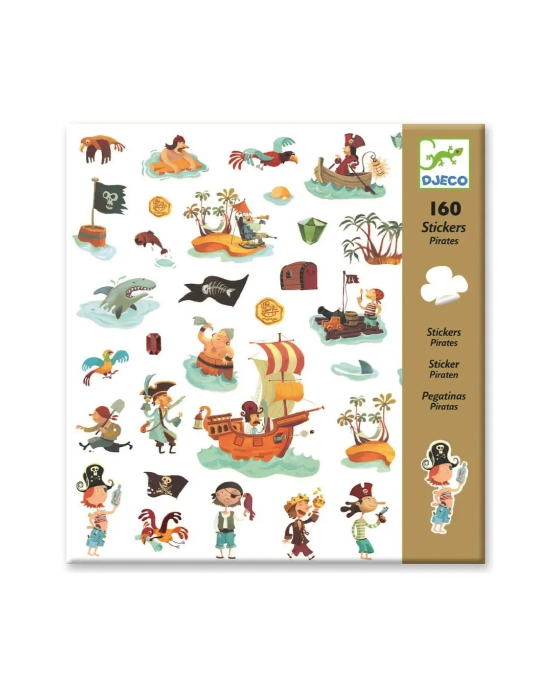 Djeco - naklejki dla dzieci Piraci Djeco - naklejki dla dzieci Piraci