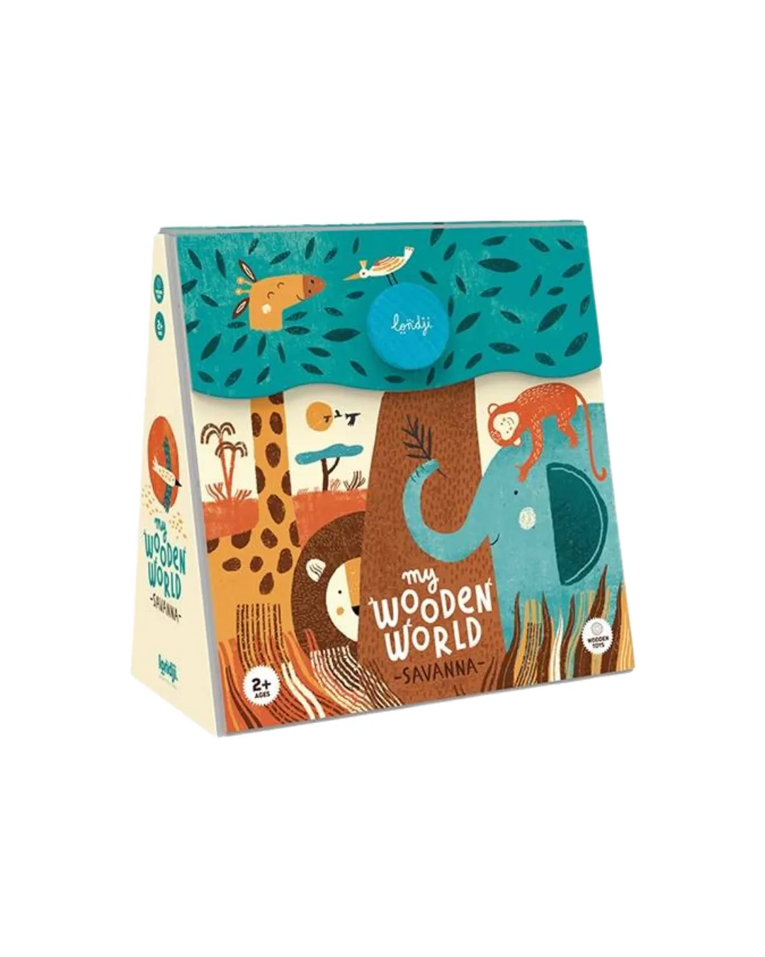 Londji - drewniana układanka Sawanna Mój Drewniany Świat